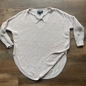 Express sweater - pale pink - size small